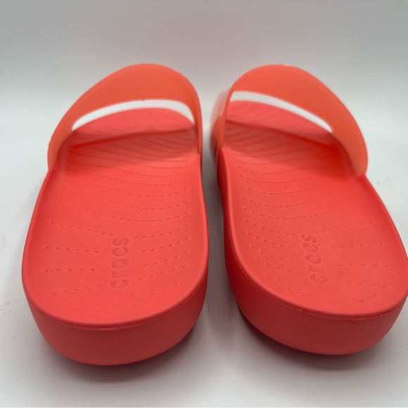 Crocs Woman's Splash Slides Neon Watermelon US W11 - Picture 7 of 13